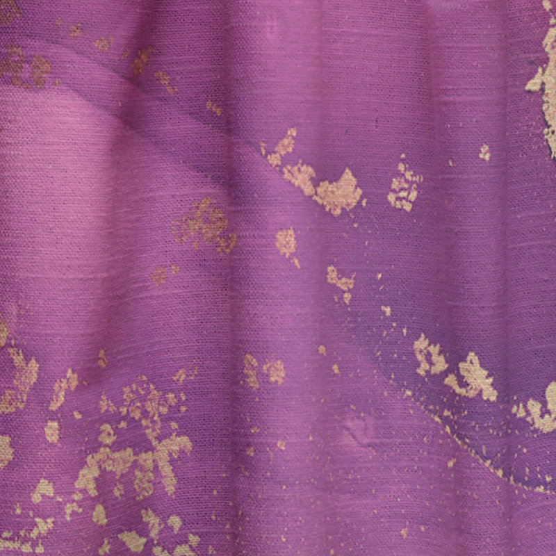 Rideau en velours moderne mauve et liquide fuchia mauve et liquide XX - obscurcissant - 1 panneau, L 52 po x L 90 po