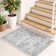 Tapis lavable rétro antidérapant (gris)
