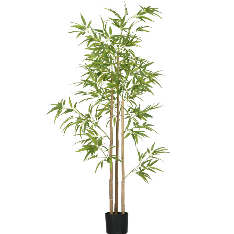 Faux bambou 70,75 po en pot