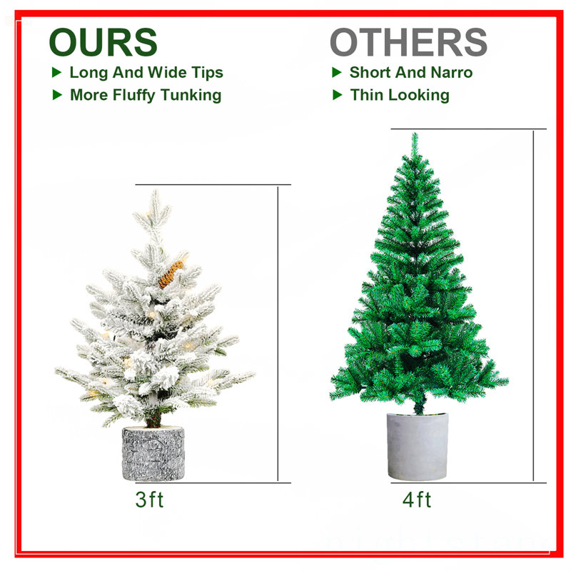 Arbre de Noël 2 pi, 2'