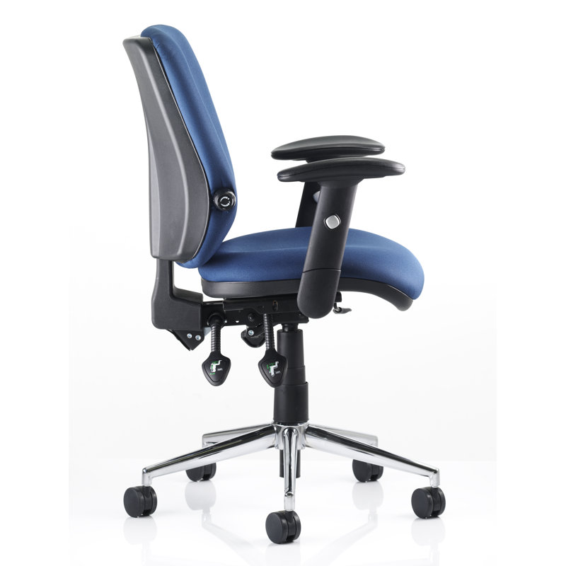 Asbjerg Polyester Blend Office Chair, Blue