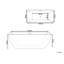Straley 1700mm x 800mm Soaking Acrylic Bathtub