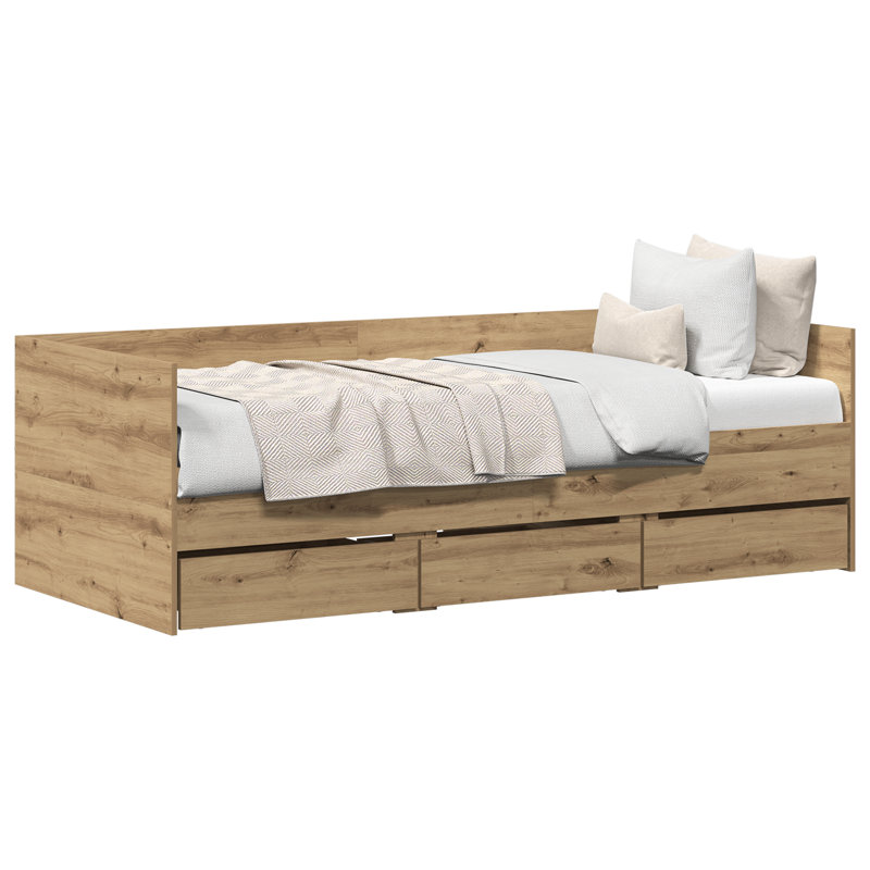 Daybed, European Single (90 x 200 cm), Artisan Oak