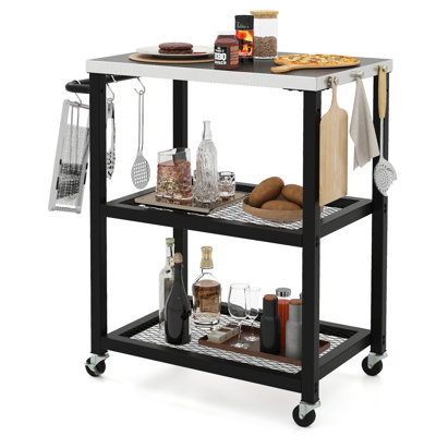 Metal Bar Cart
