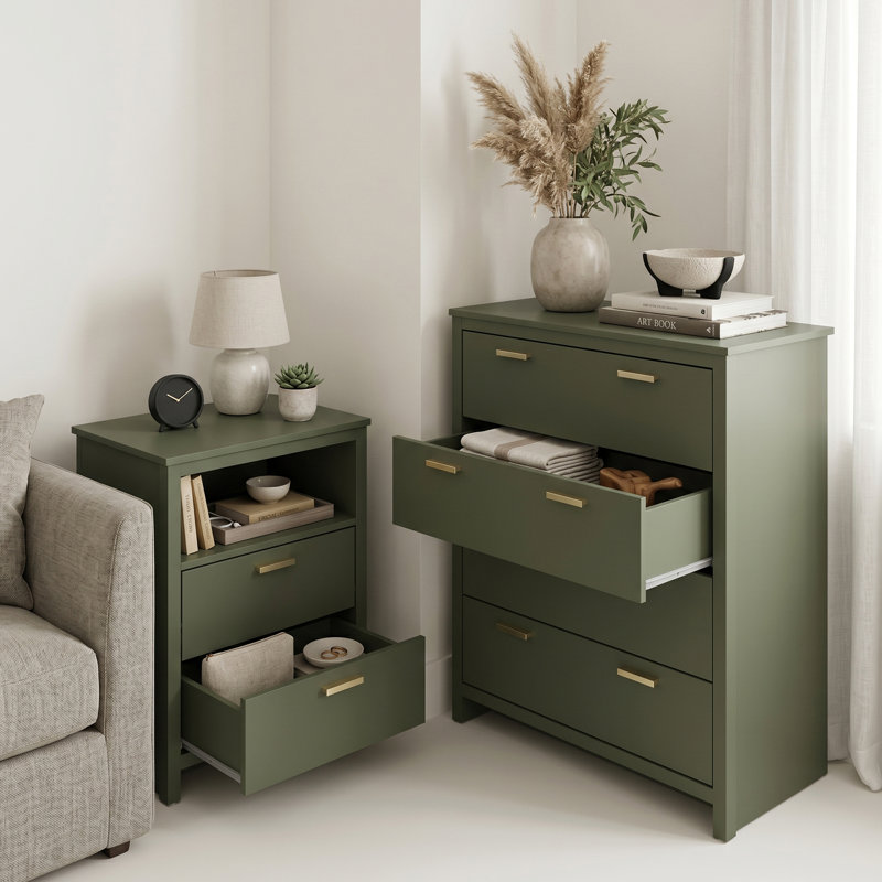 Connie Storage Duo Set , Kale Green