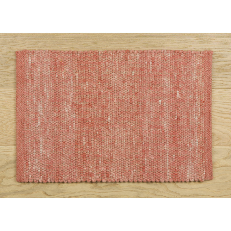 Solid Colour Wool Area Rug, Runner 80 x 200 cm