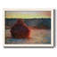 «Grainstack at Sunset, Winter, 1890» par J Paul - reproduction d'art sur toile simple-165626890-165626891