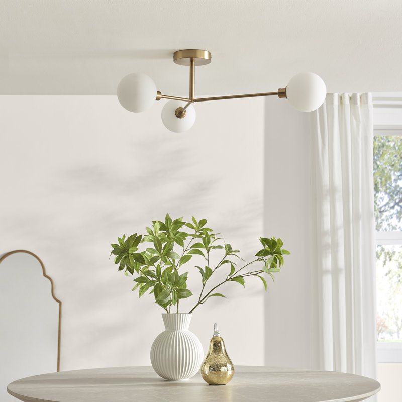 Denislav 3 - Light Metal Globe Pendant