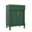 Meuble-lavabo compact de 24 po avec lavabo encastré en céramique, meuble-lavabo autoportant à une cuve et armoire de salle de bain-504098534