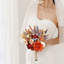 Bouquet de mariage rouge pour demoiselles d'honneur