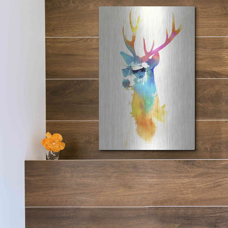 «Sunny Stag» par Robert Farkas, H 16 po x l 12 po