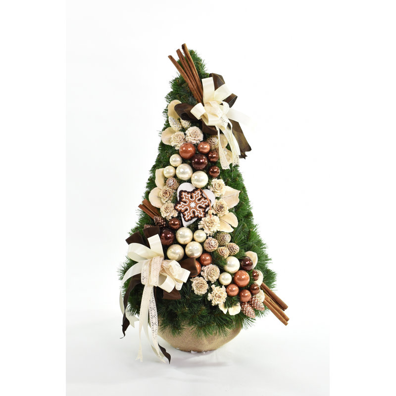 Artificial Pine Christmas Tree, 2.46ft H x 1.15ft W x 1.15ft D