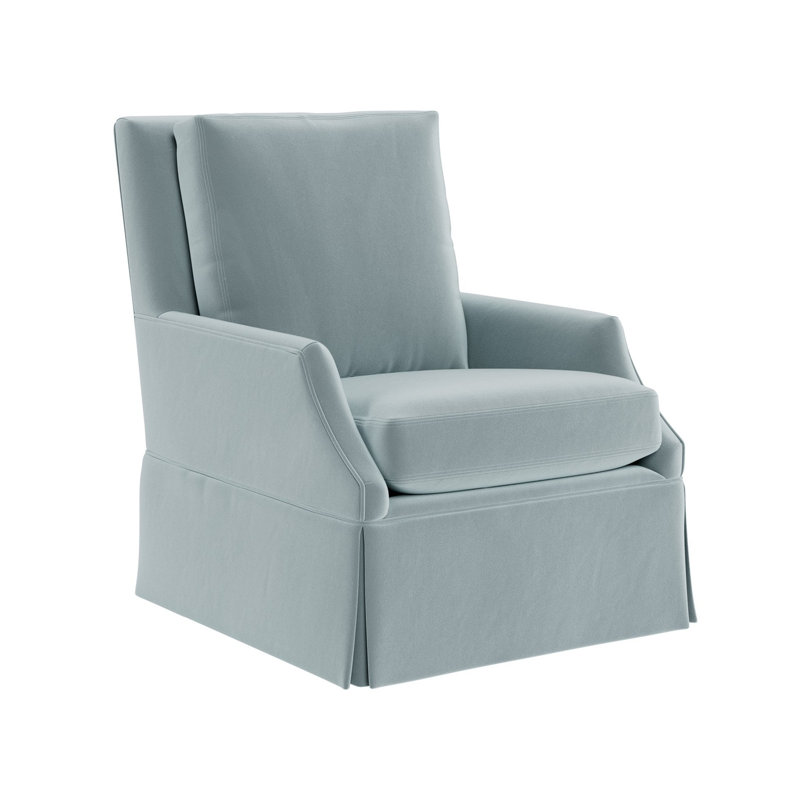 Universal Upholstery Upholstered Swivel Chair, Blue