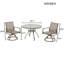 Ensemble 3 pièces de table et chaises de patio bistro