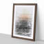 High over the Los Angeles Skyline in Abstract - Picture Frame Graphic Art Print-55763057-55763058