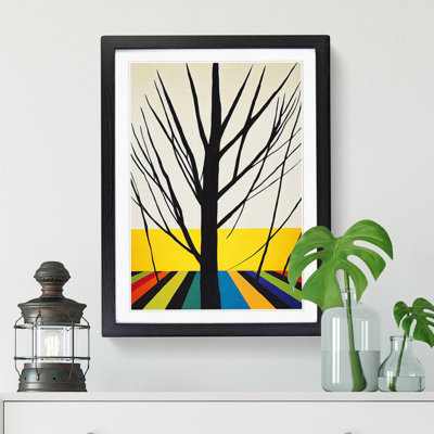 FRM-V0523-41X Abstract Tree Vol.1 - Single Picture Frame Print