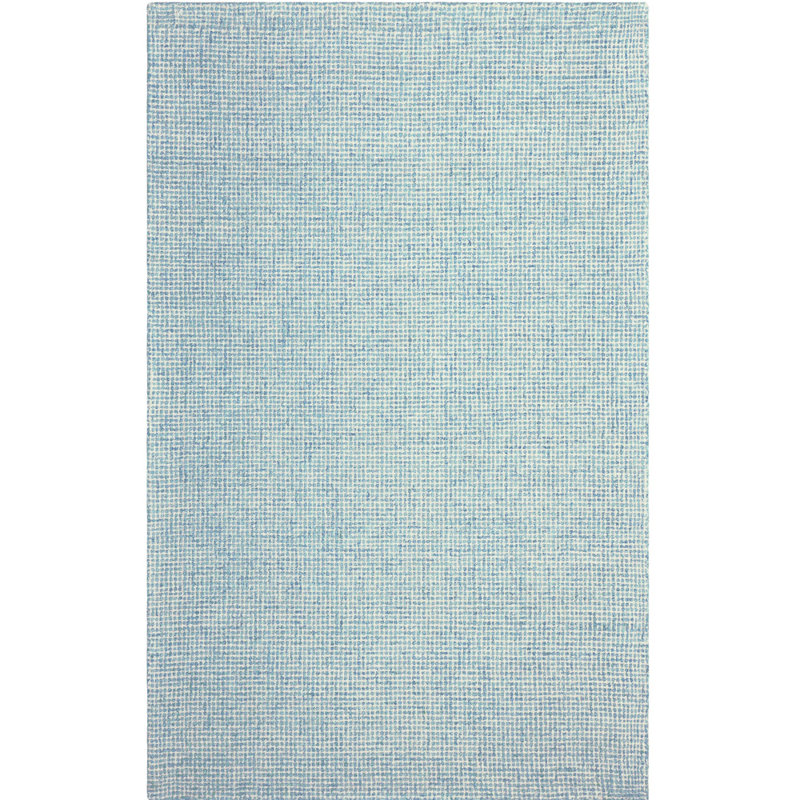 Harrison Hand-Tufted Wool Denim Area Rug, Rectangle 5'6" x 8'6"