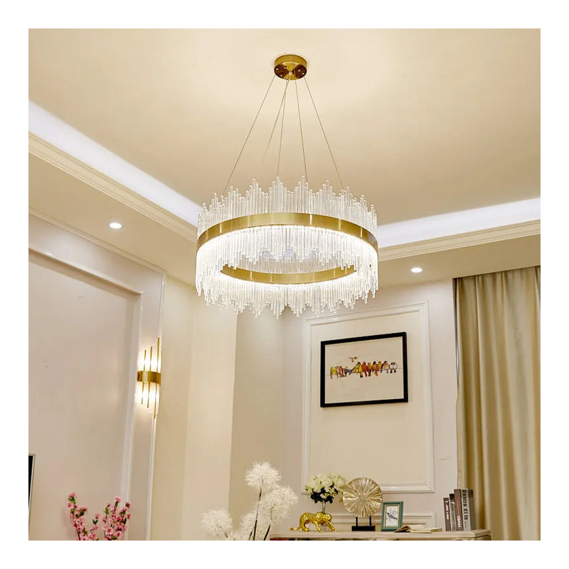 Ashelee LED Chandelier, Cold Light, 30 H x 50 W x 50 D cm
