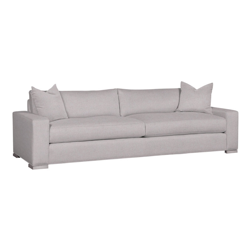 Paxton Upholstered 109'' Sofa, Nadia Linen, Dove Gray