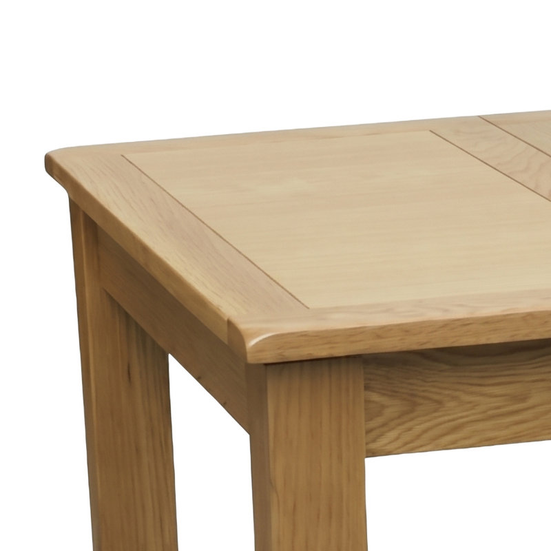 Racquel Dining Table, Oak, 76cm H x 112cm W x 80cm D