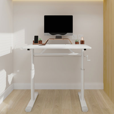 Bureau d'étude réglable pour enfants et adultes - Bureau multifonctionnel réglable en hauteur pour la maison / le bureau, conception compacte