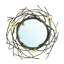 Butterfly Ginkgo Flat Metal Wall Mirror