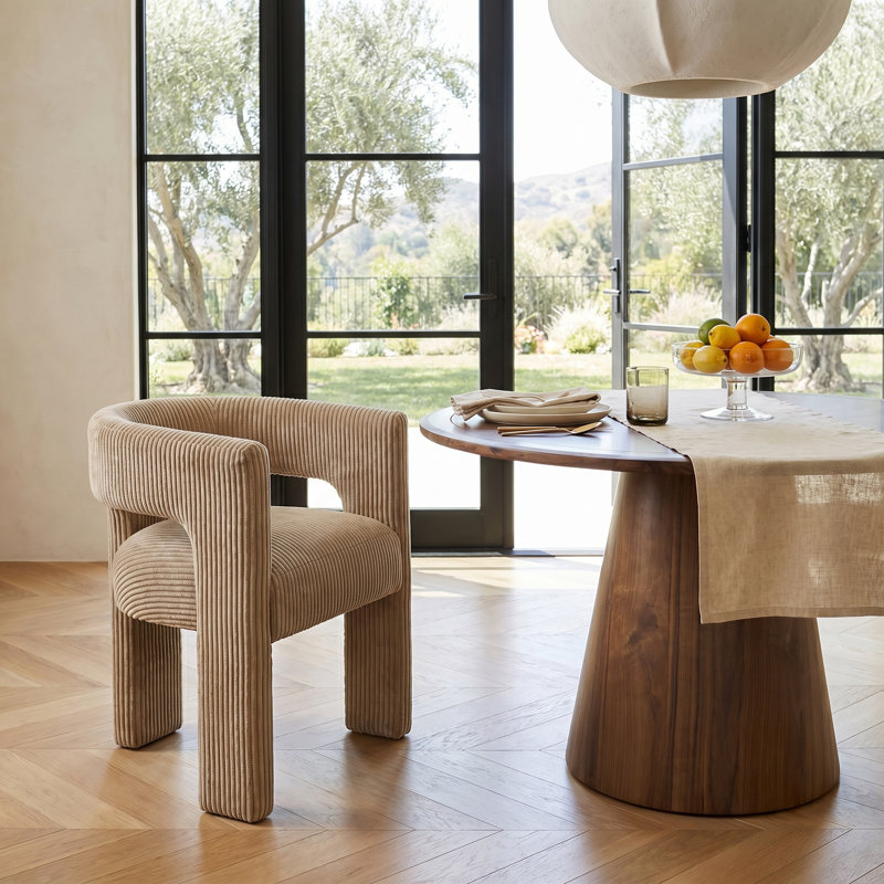 Fauteuil de salle à manger Darlington, Tanné