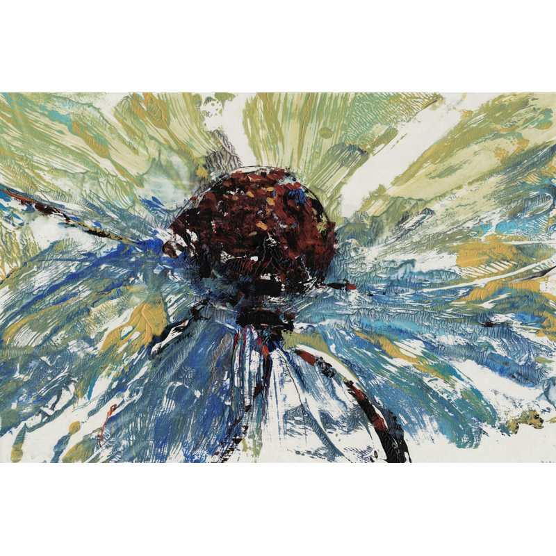 Blue Splash II by Tim OToole - Wrapped Canvas Painting, 30cm H x 46cm W