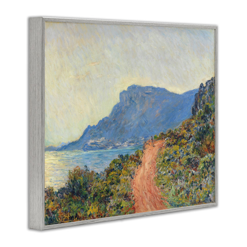 Art classique, art numérique sur paysage montagnard de Monet par one1000paintings, Estampe numérique Farmhouse
