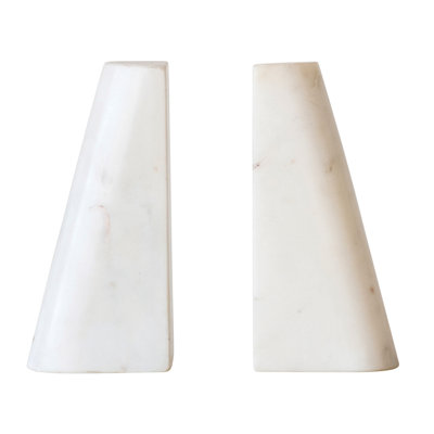Longmeadow Marble Bookends