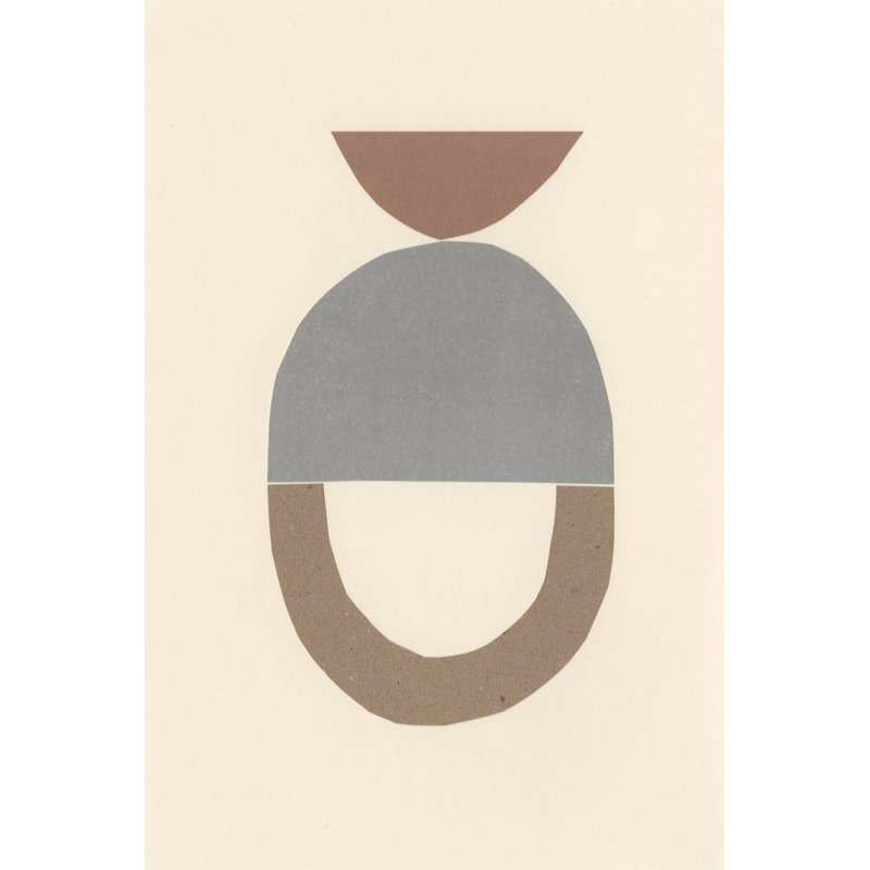 Neutral Sculpt III by Renée W. Stramel - Print on Canvas, 76cm H x 51cm W, Wrapped Canvas