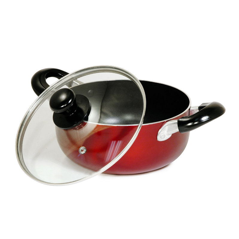 5 Qt. Aluminum Non-Stick Dutch Oven with See-Through Lid