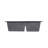 Plymouth 33'' L Double Bowl Granite Kitchen Sink-18418493