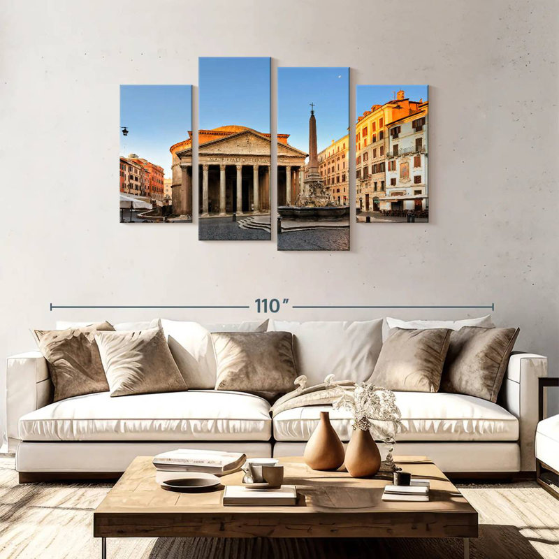 Lilie The Rome Pantheon, 48" H x 75" W