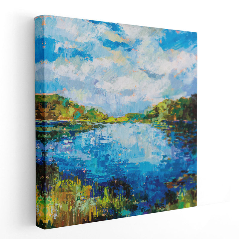 Lakeside - reproduction d'art sur toile, H 24 po x l 24 po