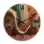 Horloge murale en bois massif Tacey-1916811010