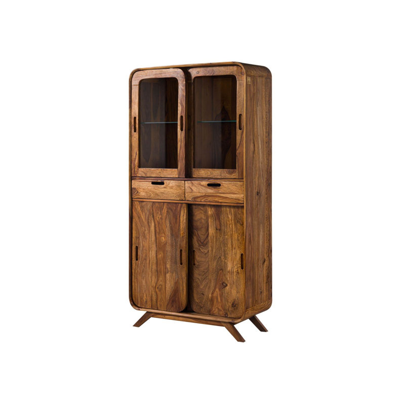 Display Cabinet, Light Brown
