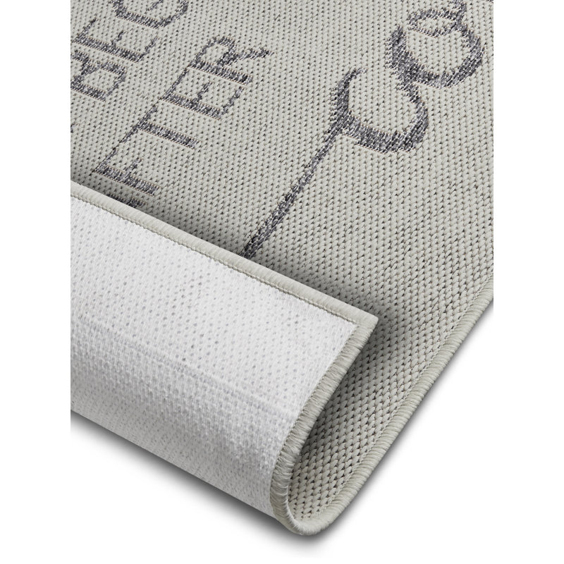 Life Begins After Coffee Cream Rug, Rectangle 92 x 150 cm