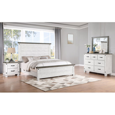 Ensemble de chambre à coucher de style oriental 4 pièces Kaiiden