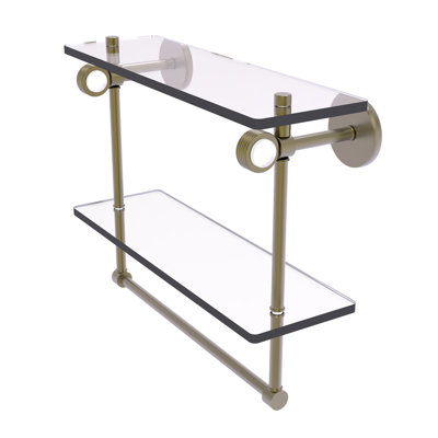 Tablette murale double verre Margolis