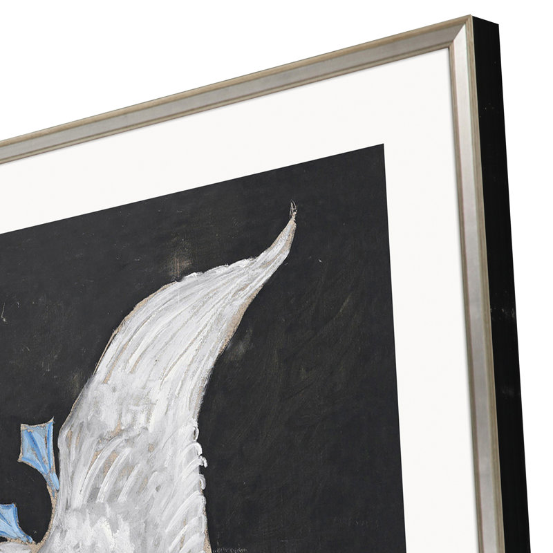 Exhibit Truth Eve Silver Framed Print Wall Art