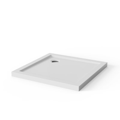 Classic Base de bac de douche en alcôve avec drain centré L 32 po x l 32 po Classic