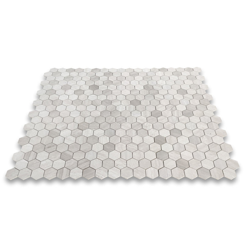 Carreau de mosaïque hexagonal 2 po Athènes