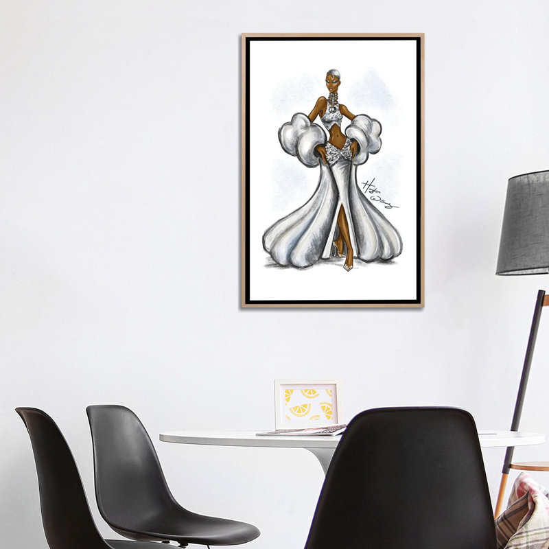 «Cloud Dancer», reproduction d'art sur toile encadrée, H 40 po x l 26 po, Beige