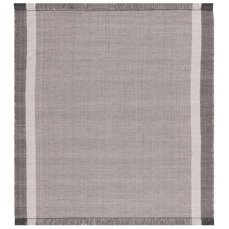 Tapis en coton tissé à la main Zoltan, Carré 7 pi