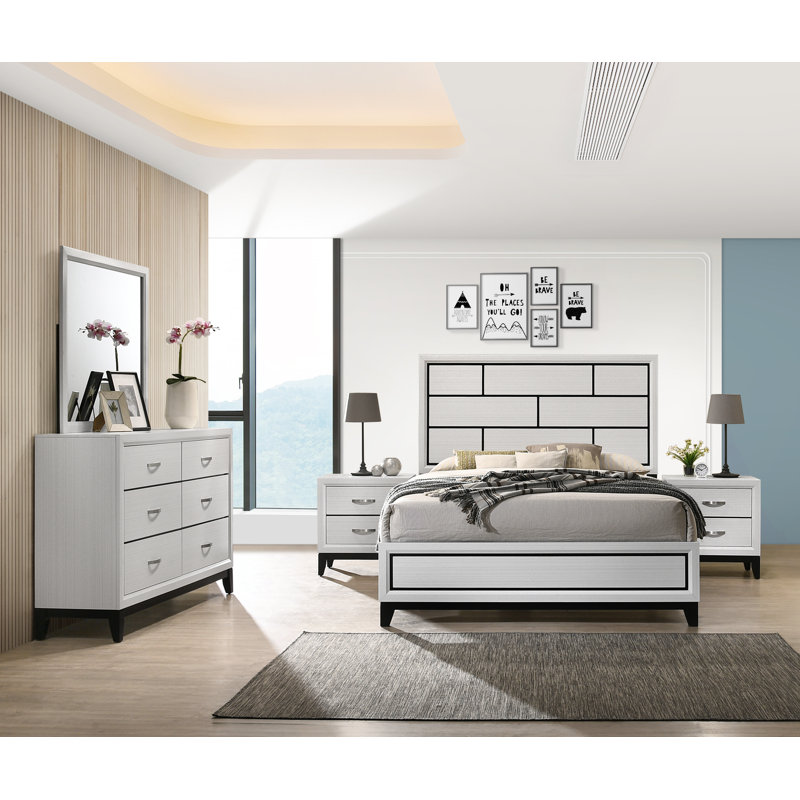Ensemble de chambre à coucher 5 pièces standard, Grand