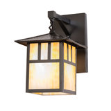 9" Wide Seneca Double Bar Mission Wall Sconce