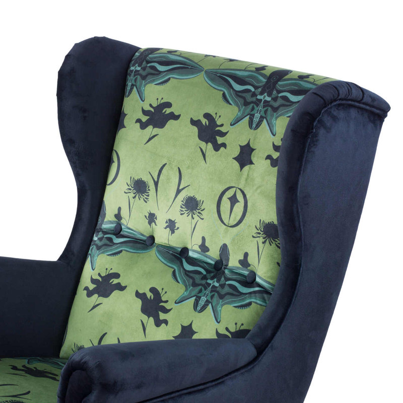 Camargo Velvet Wingback Chair