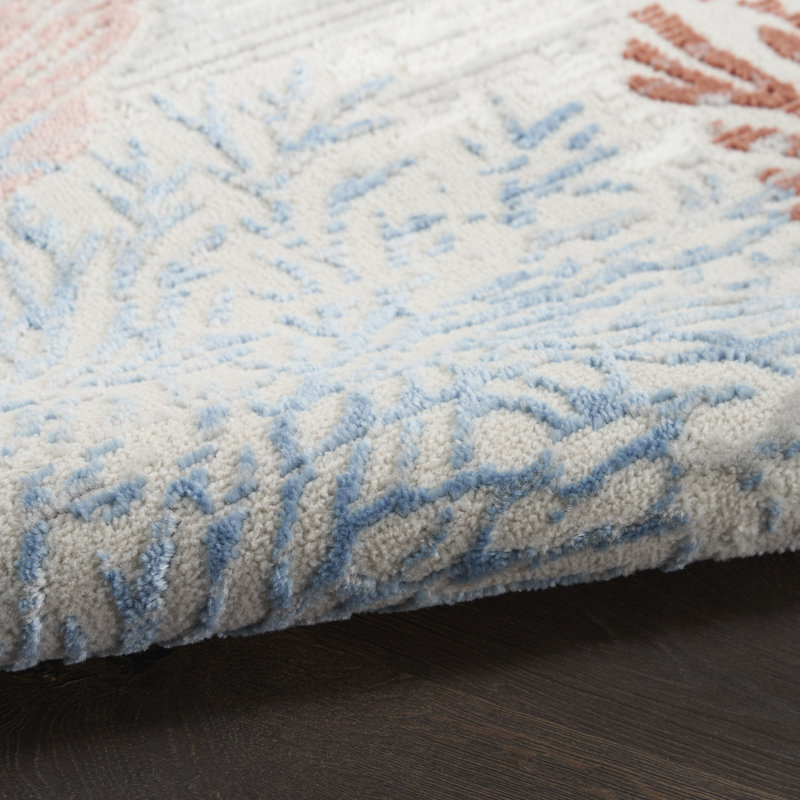 Tapis d'intérieur multicolore Bradbury, Rectangle 5 pi x 7 pi
