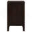 Garrett Cappuccino 2-Drawer Rectangular Nightstand